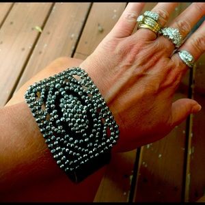 Boho vintage French shoe clip bracelet